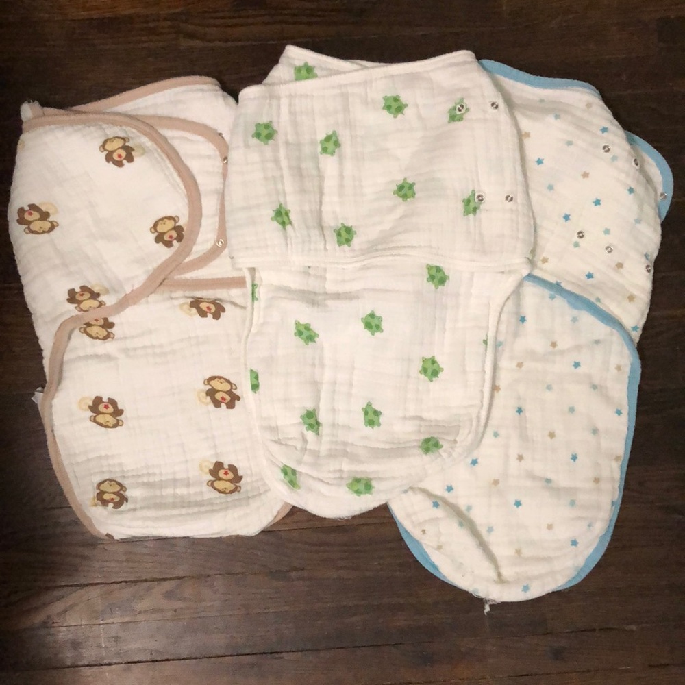 Aden and Anais swaddles
